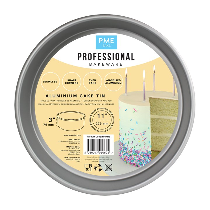 Round Cake Tin 11'' x 3'' (279mm x 76mm)