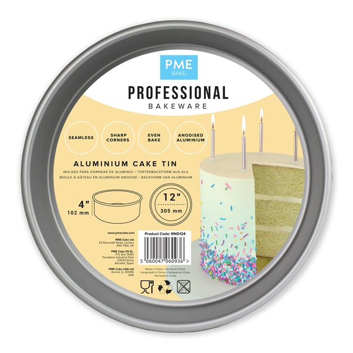 Round Cake Tin 12'' x 4'' (304mm x 101mm)