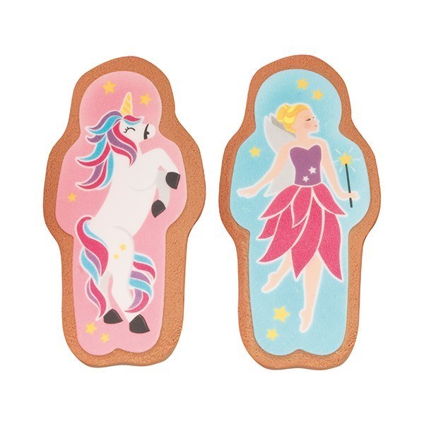 Sugar Unicorn & Fairy Gingerbread Plaques - Boxed 60