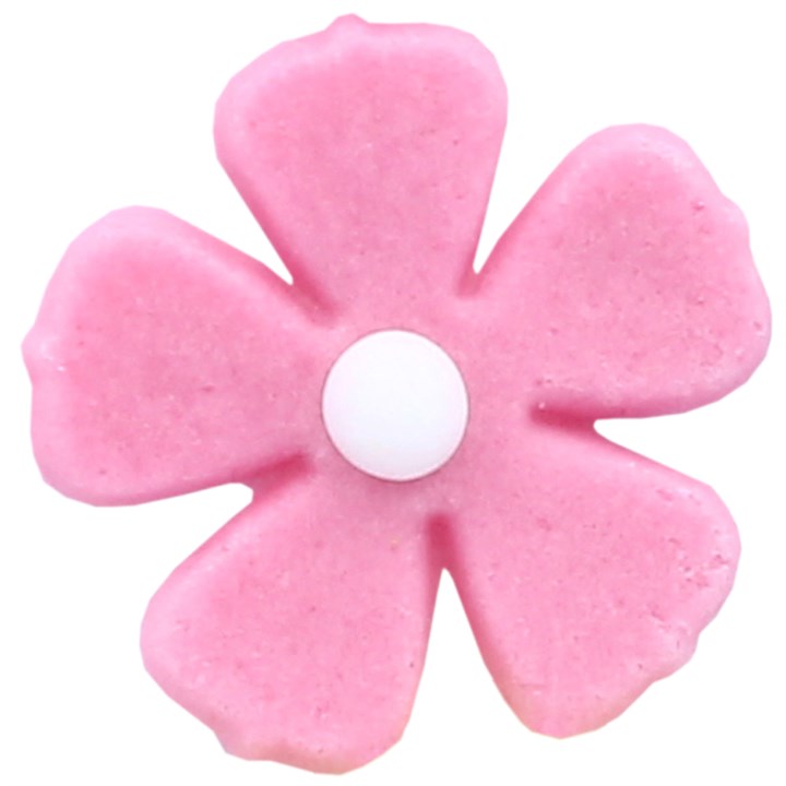 Pink Five Petal Flower - 26mm