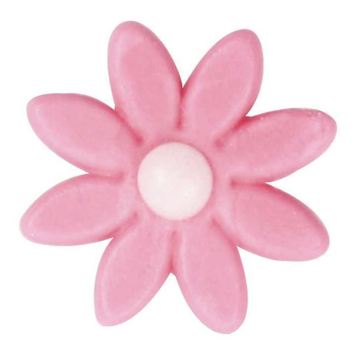 Pink Eight Petal Flower 28mm