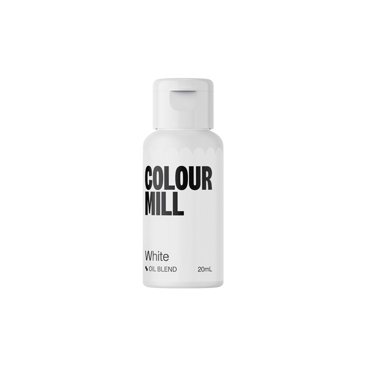 Colour Mill Oil Blend Food Colouring - White - 20ml