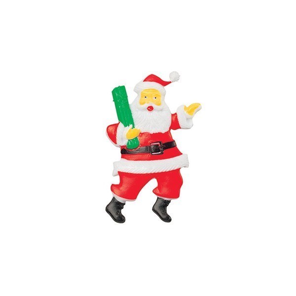 Plastic Half Relief Father Christmas