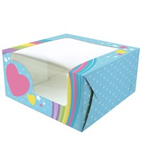 Rainbow Cake Box -  10 x 5 - 20pk