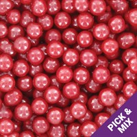 500g Culpitt Select Edible Pearls 7mm - Red
