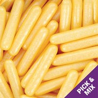 500g Culpitt Select Edible Rods 22mm - Yellow