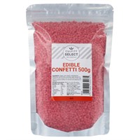 500g Culpitt Select Edible Confetti - Red -Sale