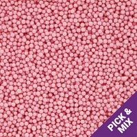 500g Culpitt Select Edible Pearls 2mm - Pink