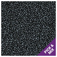 500g Culpitt Select Edible Pearls 2mm - Black
