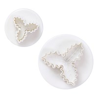 Cake Star - Triple Holly Plunger Cutter