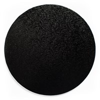 8'' (203mm) Cake Board Round Black