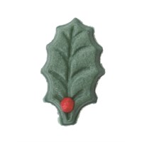 Dark Green Christmas Single Holly