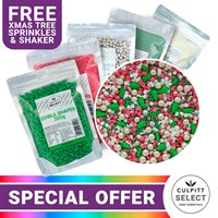 Culpitt Select Christmas Sprinkle Bundle - Includes FREE Trees & Shaker!