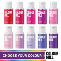 Colour Mill Oil Blend Food Colouring - Reds, Pinks, and Purples - 20ml