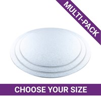 Culpitt Single Thick Cake Cards Round - 25 pack