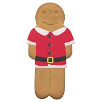 Santa's Jacket Sugar Plaque