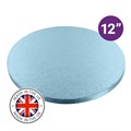Culpitt Premium 12'' Round Light Blue Cake Board