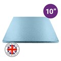 Culpitt Premium 10'' Square Light Blue Cake Board
