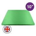 Culpitt Premium 10'' Square Green Cake Board