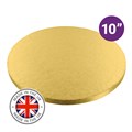 Culpitt Premium 10'' Round Gold Cake Board