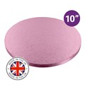 Culpitt Premium 10'' Round Light Pink Cake Board