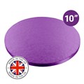 Culpitt Premium 10'' Round Light Purple Cake Board