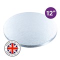Culpitt Premium 12'' Round Silver Cake Board