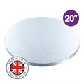 Culpitt Premium 20'' Round Silver Cake Board