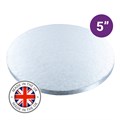 Culpitt Premium 5'' Round Silver Cake Board