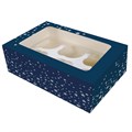 6/12 Cupcake Box -Starry Night