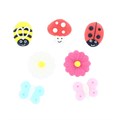 Nature Mix Collection - Handmade Royal Icing Decorations - 35mm - Bulk packed