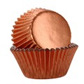 BWL - Rose Gold Foil Baking Cases - 50 pack