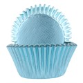 BWL - Ice Blue Foil Baking Cases - 50 pack