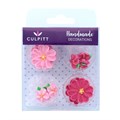 Pink Daisy Collection Sugar Decorations - 12 pack