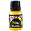 Rainbow Dust Edible Food Paints - Metallic Light Gold
