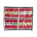 Christmas Frill Assorted Red