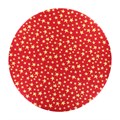 10" Double Thick Round Red/Gold Star Cake Card 5PK