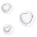 Cake Star Plunger Cutter Heart 3 piece