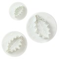 Cake Star Single Holly Leaf Plunger Cutter