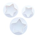 Cake Star - Star Plunger Cutter - 3 Set