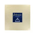 Satinara 10" (254mm) Pale Gold Square Cake Board - Individually Wrapped Single