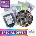 Culpitt Select Halloween Sprinkle Bundle - Includes FREE Witch Hats & Shaker!