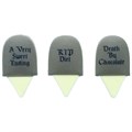 Halloween Gravestones SweetMelts® Decoration - E171 Free -Sale