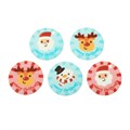 Christmas Greetings Sugar Decorations