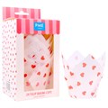 PME Tulip Baking Cases -Love Hearts 24pk