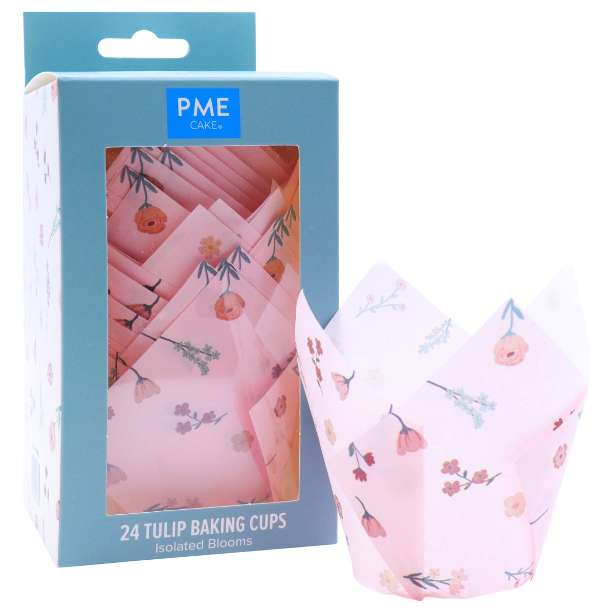 PME Tulip Baking Cases -Isolated Blooms 24pk