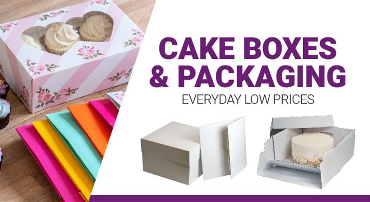 Cake Boxes and Packaging Header - Mobile