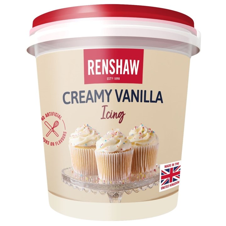 Renshaw Vanilla Icing 4 x 400g  (V)