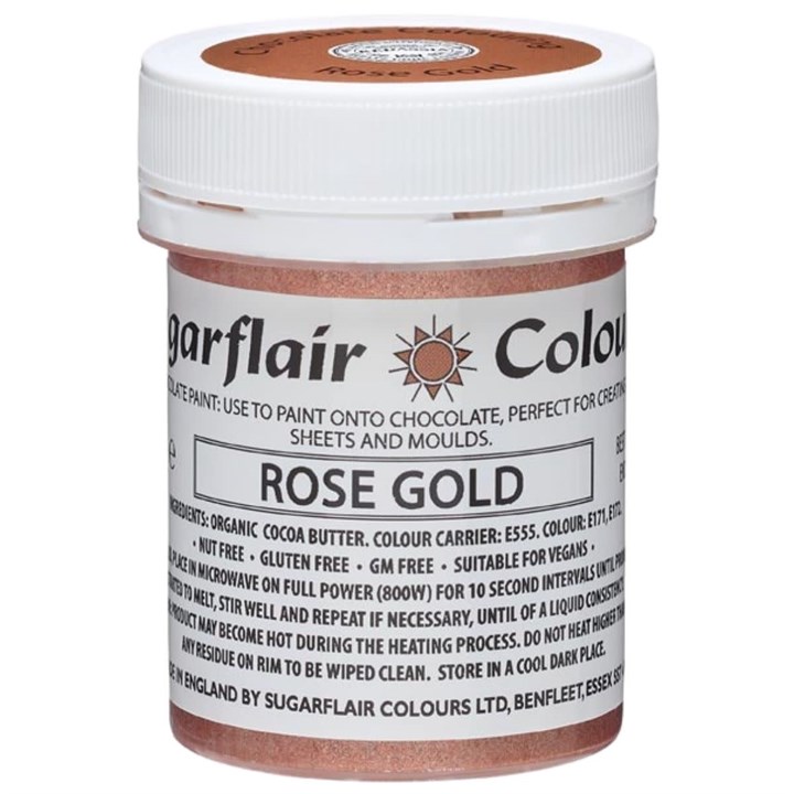 Sugarflair Chocolate Colouring - Rose Gold