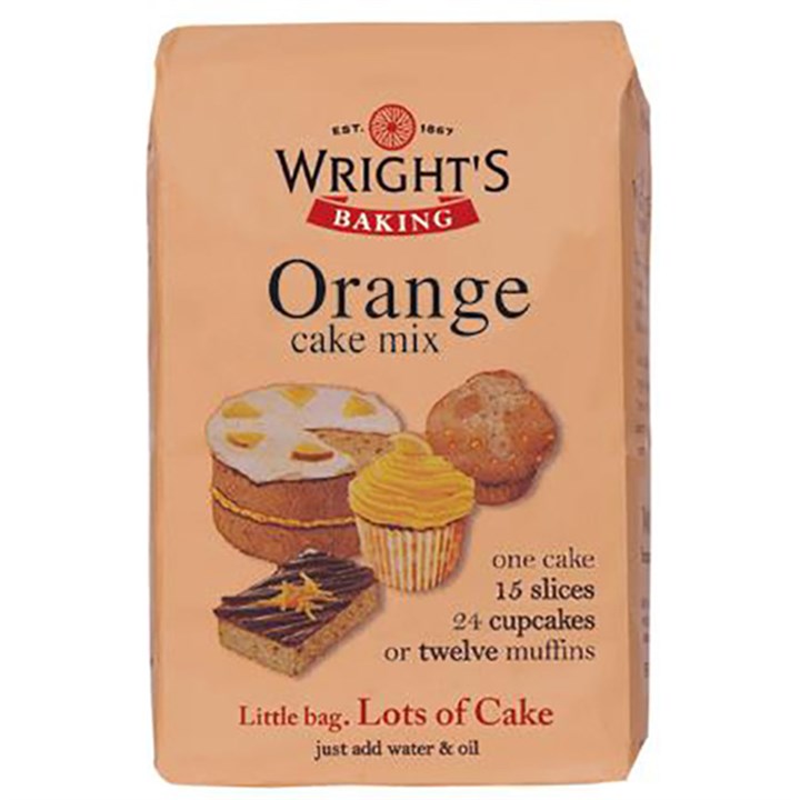 Wrights Baking Orange Cake Mix - 500g - single